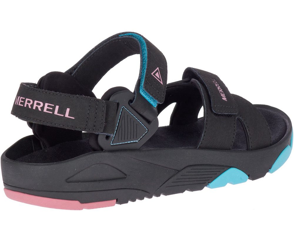 Sandały Merrell Męskie Czarne - Belize Convertible - 246791-XYQ